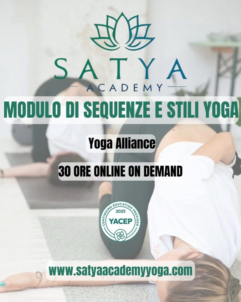 modulo online sequenze e stili di yoga